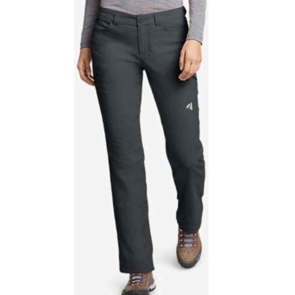 Eddie Bauer Guide Pro Fleece Lined Pants Dark Smoke 0P